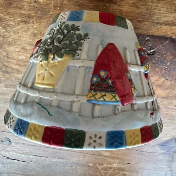 Yankee Candle Large Candle Jar Shade Winter Multi Color Snowy - Picture 5 of 6